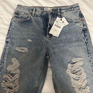 zara jeans size 38